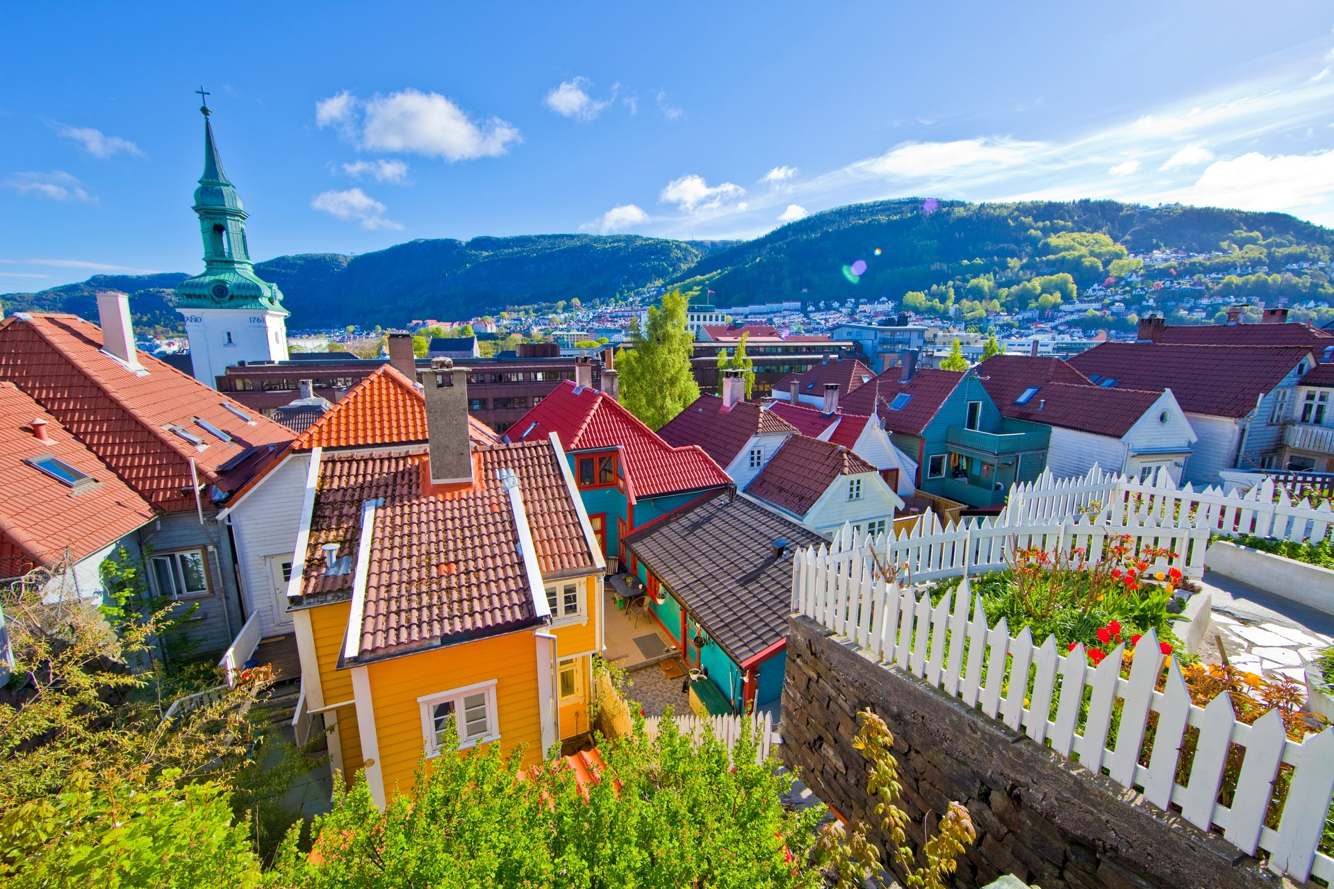 Bergen's colorful houses